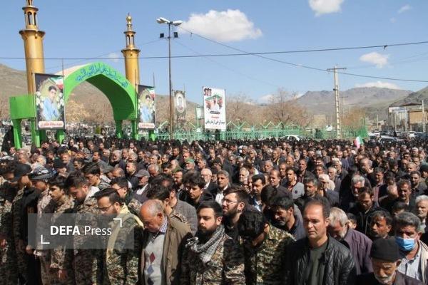 تشییع پیکر شهید «میثم گرجی» در ازندریان ملایر تشییع پیکر شهید «میثم گرجی» در ازندریان ملایر