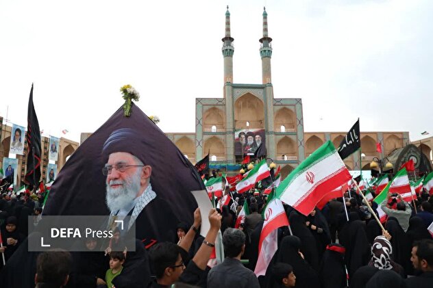 تصاویر/عزاداری هیئات مذهبی یزد در اربعین قائد امت