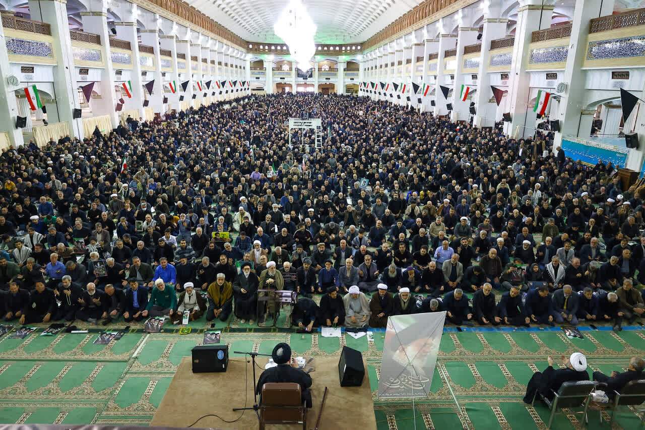 تصاویر/ مراسم اربعین رهبر شهید انقلاب در تبریز