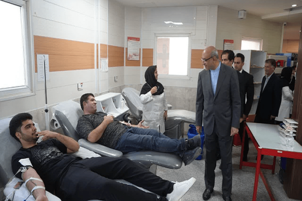 ۵۷۵۶ واحد خون اهدایی در کرمانشاه طی جنگ رمضان