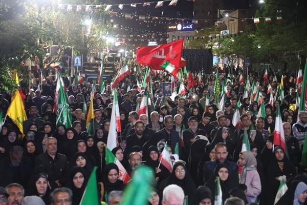 تصاویر/ چهل و دومین شب از اجتماعات مردمی سمنان