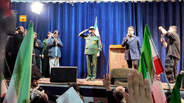 فیلم/ فرمانده سپاه تهران: حضور مردم در خیابان پشتوانه اقدامات نظامی و دیپلماسی کشور است