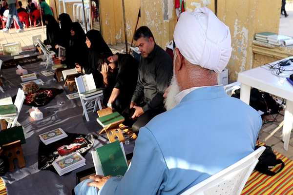 خیمه جبهه مقاومت اقوام گلستان در سوگ رهبری برپا شد