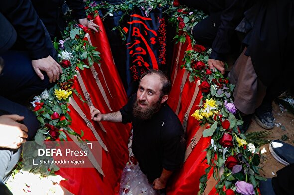 مراسم تشییع سردار شهید سیدیزدان میر