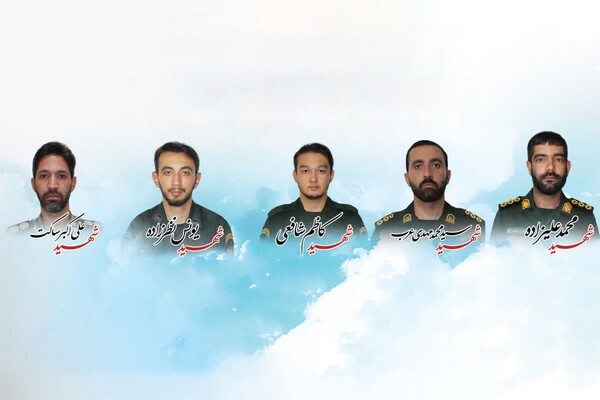 برگزاری آئین وداع با ۵ شهید جنگ رمضان در حرم مطهر رضوی