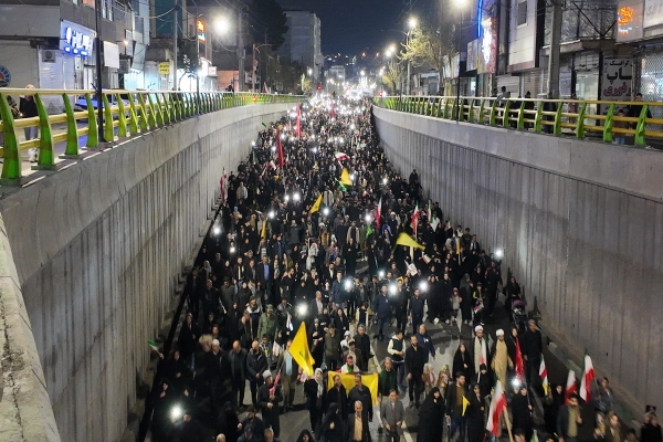 تصاویر/ چهل و سومین شب حماسه همبستگی ایلامی‌ها در خیابان