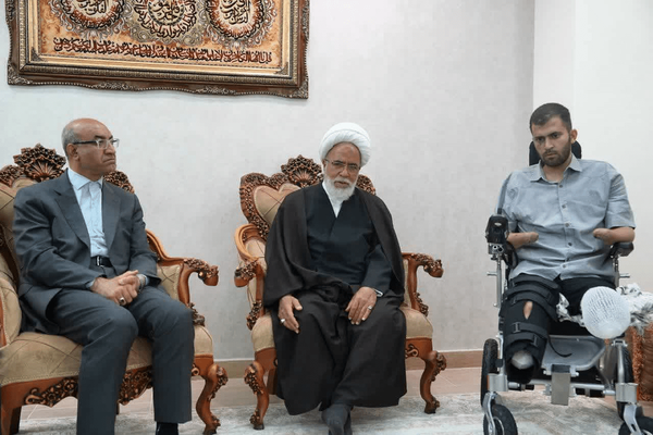 حجت الاسلام غفوری: جانباز حسین محمدی، از علمداران و جلودار عرصه تبیین در جامعه است