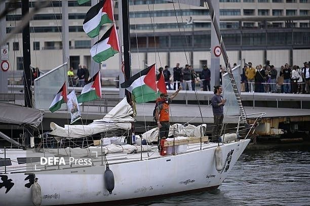 حرکت ناوگان صمود به سمت غزه با بیش از ۱۰۰۰ سرنشین+ تصاویر