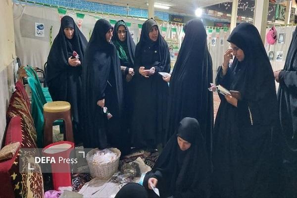 بازدید مدیر امور بانوان حفظ آثار دفاع مقدس همدان از قرارگاه مسجدی «جنگ رمضان» در ملایر