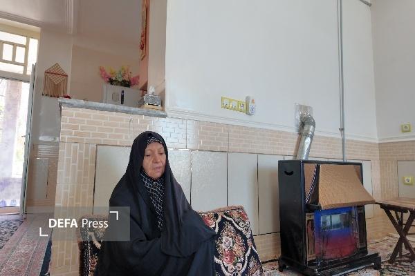 دیدار مدیرکل حفظ آثار دفاع مقدس کهگیلویه و بویراحمد با خانواده جانباز متوفی دفاع مقدس در شهرستان دنا