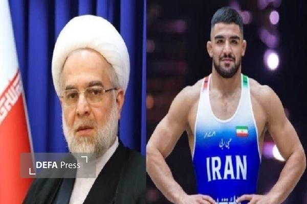 نماینده ولیفقیه در کردستان قهرمانی مبین عظیمی را تبریک گفت نماینده ولیفقیه در کردستان قهرمانی مبین عظیمی را تبریک گفت