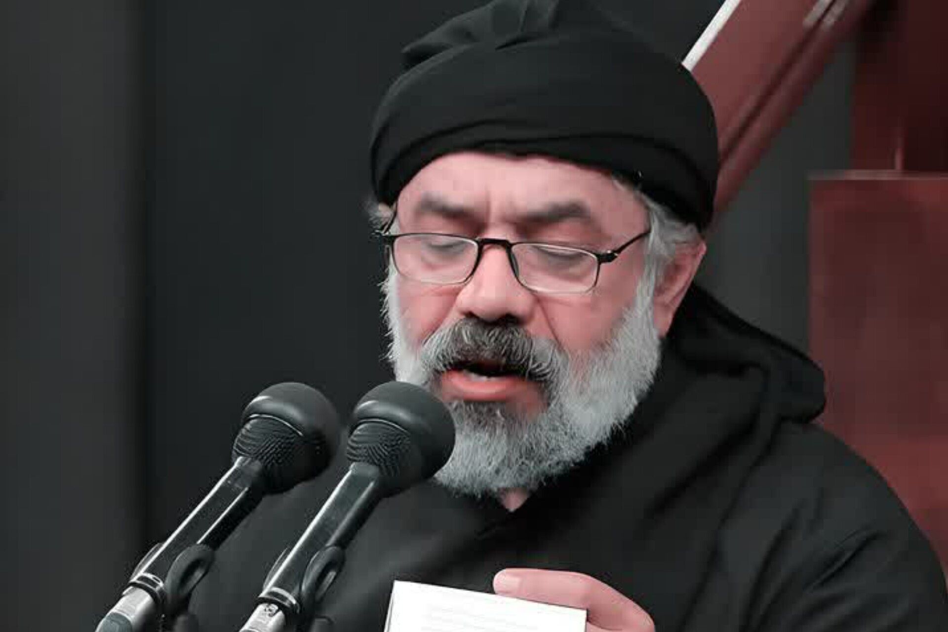 فیلم/مداحی محمود کریمی در میناب