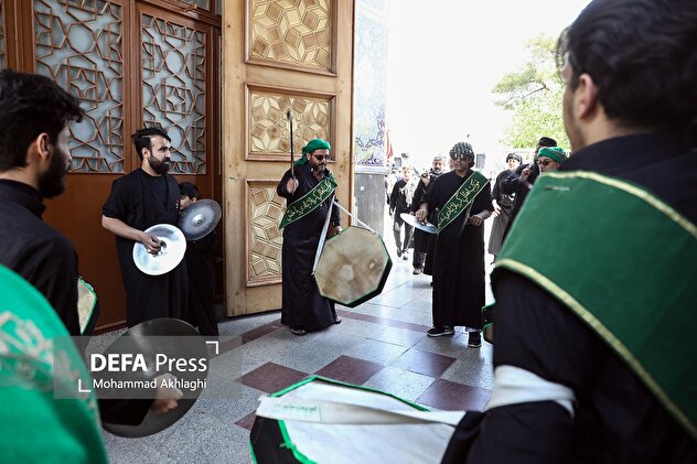 عزاداری شهادت امام صادق (ع) در حرم حضرت معصومه (س)