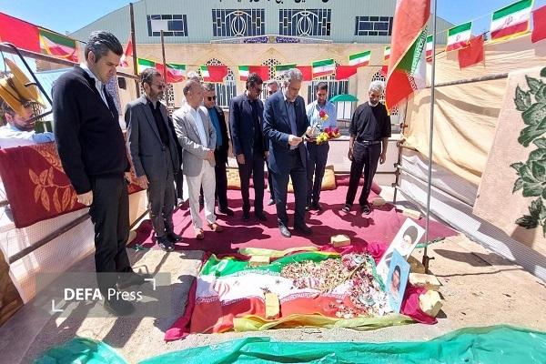 احداث یک مخزن ۵۰۰ مترمکعبی به نام شهید عبدالرضا ابولی پناه + تصاویر