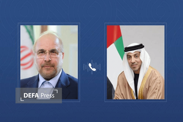 تماس تلفنی مقام اماراتی با محمد باقر قالیباف تماس تلفنی مقام اماراتی با محمد باقر قالیباف