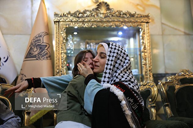 ورود مهدیه اسفندیاری به تهران