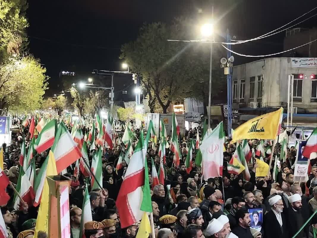 فیلم/ قیام شبانه مردم شهیدپرور ارومیه