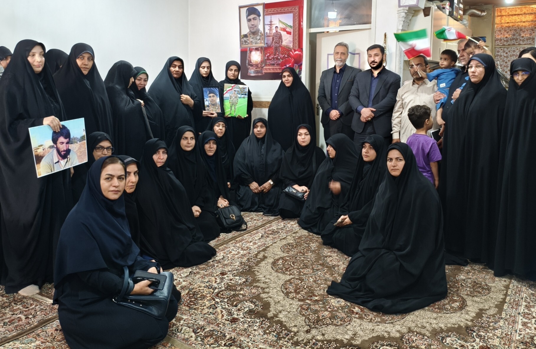 دیدار کاروان زینبی خوزستان از خانواده شهید ناو دنا