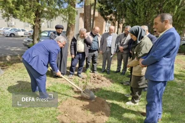 کاشت بیش از ۲ هزار اصله نهال به یاد رهبر شهید و شهدای جنگ رمضان در تاکستان کاشت بیش از ۲ هزار اصله نهال به یاد رهبر شهید و شهدای جنگ رمضان در تاکستان