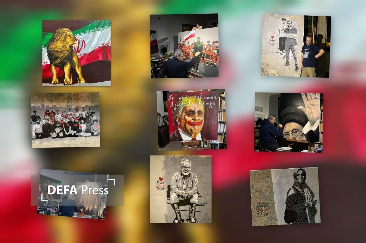 از تحریریه «سوره» تا بومهای مقاومت/ وقتی نقاشی، زبانِ شهدا و قهرمانان میشود از تحریریه «سوره» تا بومهای مقاومت/ وقتی نقاشی، زبانِ شهدا و قهرمانان میشود