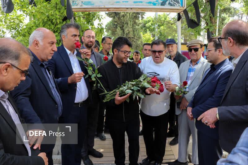 ادای احترام جامعه کلیمیان شیراز به شهدای جنگ رمضان + تصاویر