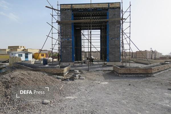 ادای احترام مدیرکل حفظ آثار و نشر ارزش‌های دفاع مقدس و مقاومت خراسان رضوی به شهید گمنام شهر بینالود+ تصاویر