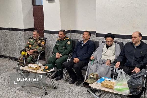 دیدار فرمانده انتظامی اردبیل و مدیر کل حفظ آثار دفاع مقدس استان با فرمانده تیپ ۴۰ ارتش