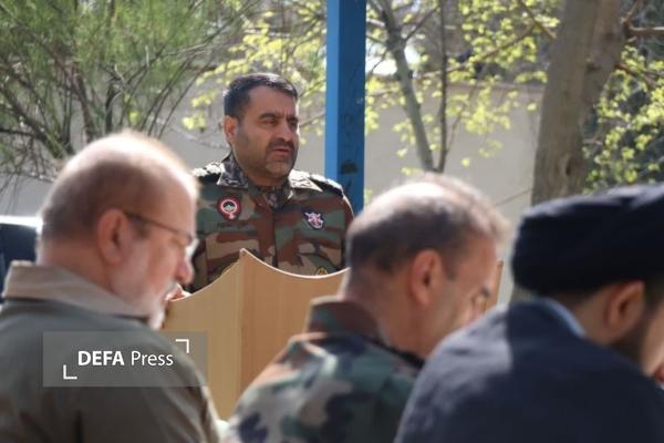 آئین درختکاری به مناسبت روز ارتش در لشکر ۱۶ زرهی قزوین برگزار شد