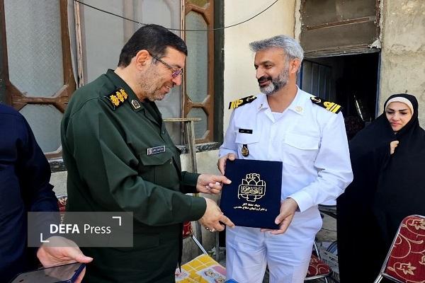 دیدار مدیرکل حفظ آثار و نشر ارزش‌های دفاع مقدس و مقاومت مازندران با جانباز ناوشکن دنا+ تصاویر