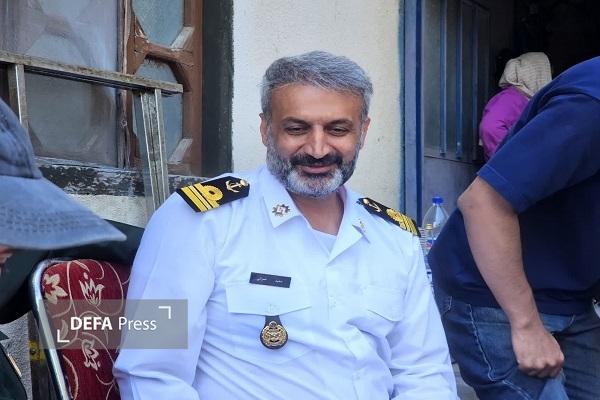 دیدار مدیرکل حفظ آثار و نشر ارزش‌های دفاع مقدس و مقاومت مازندران با جانباز ناوشکن دنا+ تصاویر