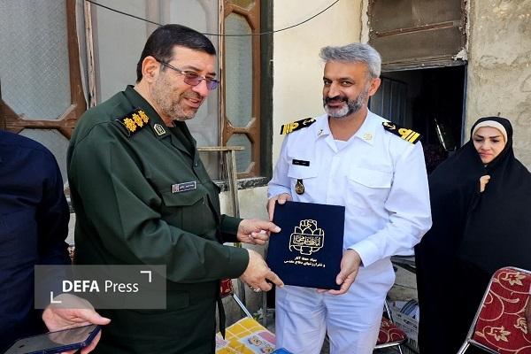 دیدار مدیرکل حفظ آثار و نشر ارزش‌های دفاع مقدس و مقاومت مازندران با جانباز ناوشکن دنا+ تصاویر