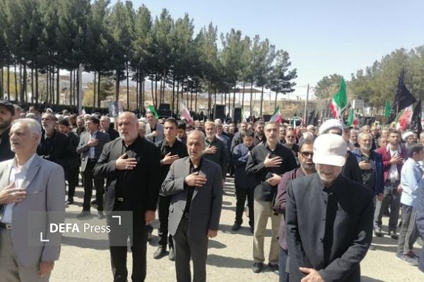 بیرجند غرق در ماتم؛ تشییع باشکوه شهدای پاسدار+تصاویر و فیلم بیرجند غرق در ماتم؛ تشییع باشکوه شهدای پاسدار+تصاویر و فیلم