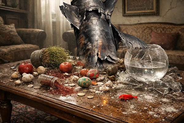 شبی که صدای بهار با صدای آوار درآمیخت