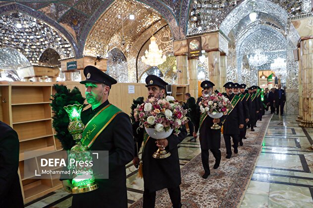 آیین خطبه خوانی در حرم حضرت معصومه (س)