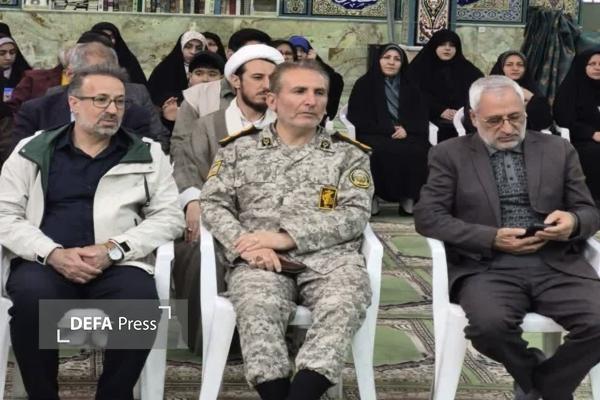 مراسم گرامیداشت شهدای رمضان و روز ارتش در شهر صنعتی البرز برگزار شد