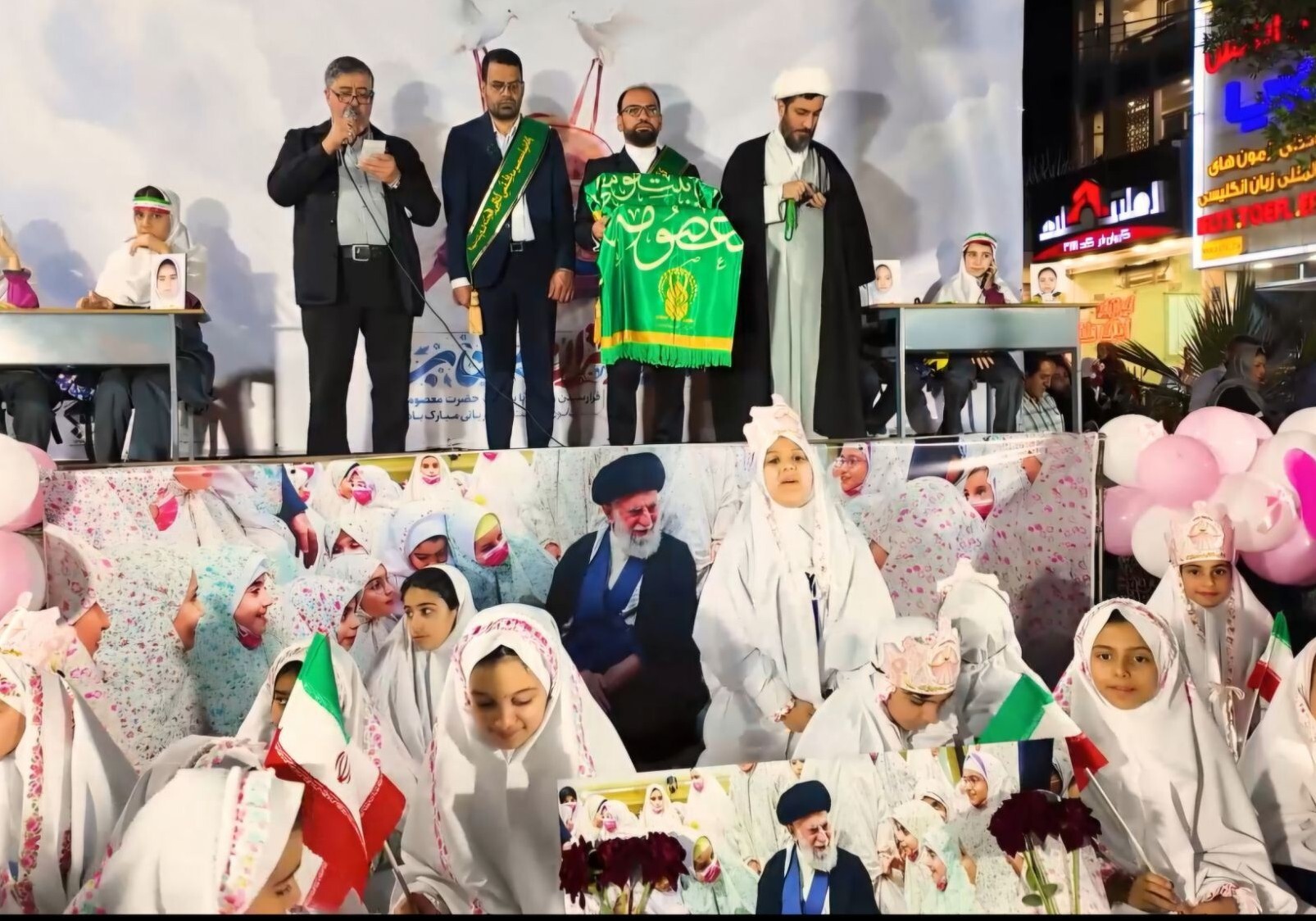 فیلم/ جشن روز دختر به یاد دانش آموزان دختر مدرسه میناب در اهواز