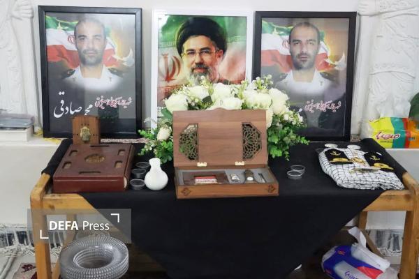 دیدار مدیرکل حفظ آثار و نشر ارزش‌های دفاع مقدس و مقاومت مازندران با خانواده شهید ناوشکن دنا+ تصاویر