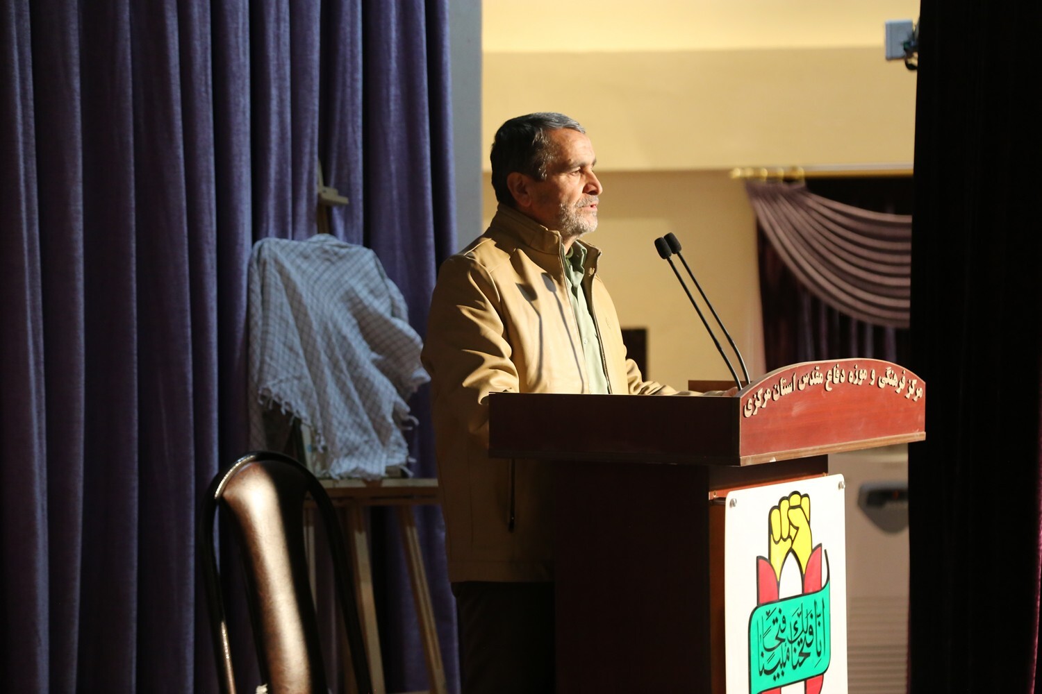 تصاویر/ رونمایی از پوستر جشنواره روایتگری شهید امیدواری