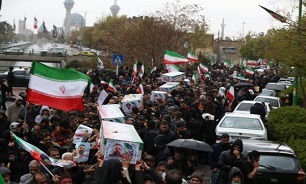 تصاویر / مراسم تشییع پیکر مطهر شهدای جنگ رمضان در اصفهان