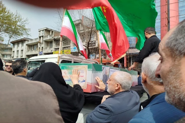 پیکر شهید «علی مزروعی احمدسرایی» در زادگاهش آرام گرفت