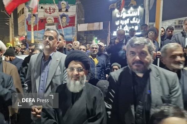 اجتماع باشکوه مردم جویبار در شب بیست‌وهشتم سوگ رهبر انقلاب + تصاویر