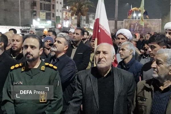 اجتماع باشکوه مردم جویبار در شب بیست‌وهشتم سوگ رهبر انقلاب + تصاویر