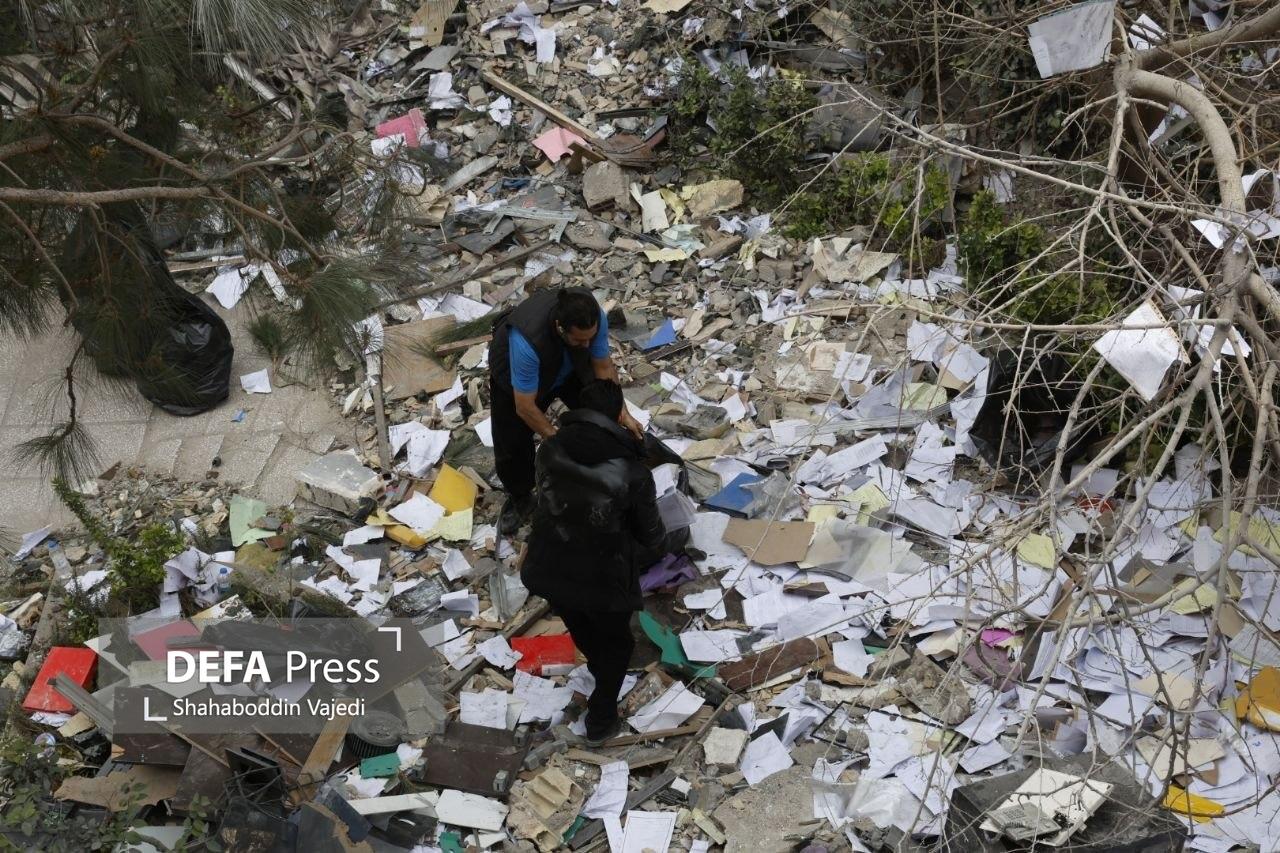 دفتر شبکه العربی قطر در تهران مورد اصابت قرار گرفت 