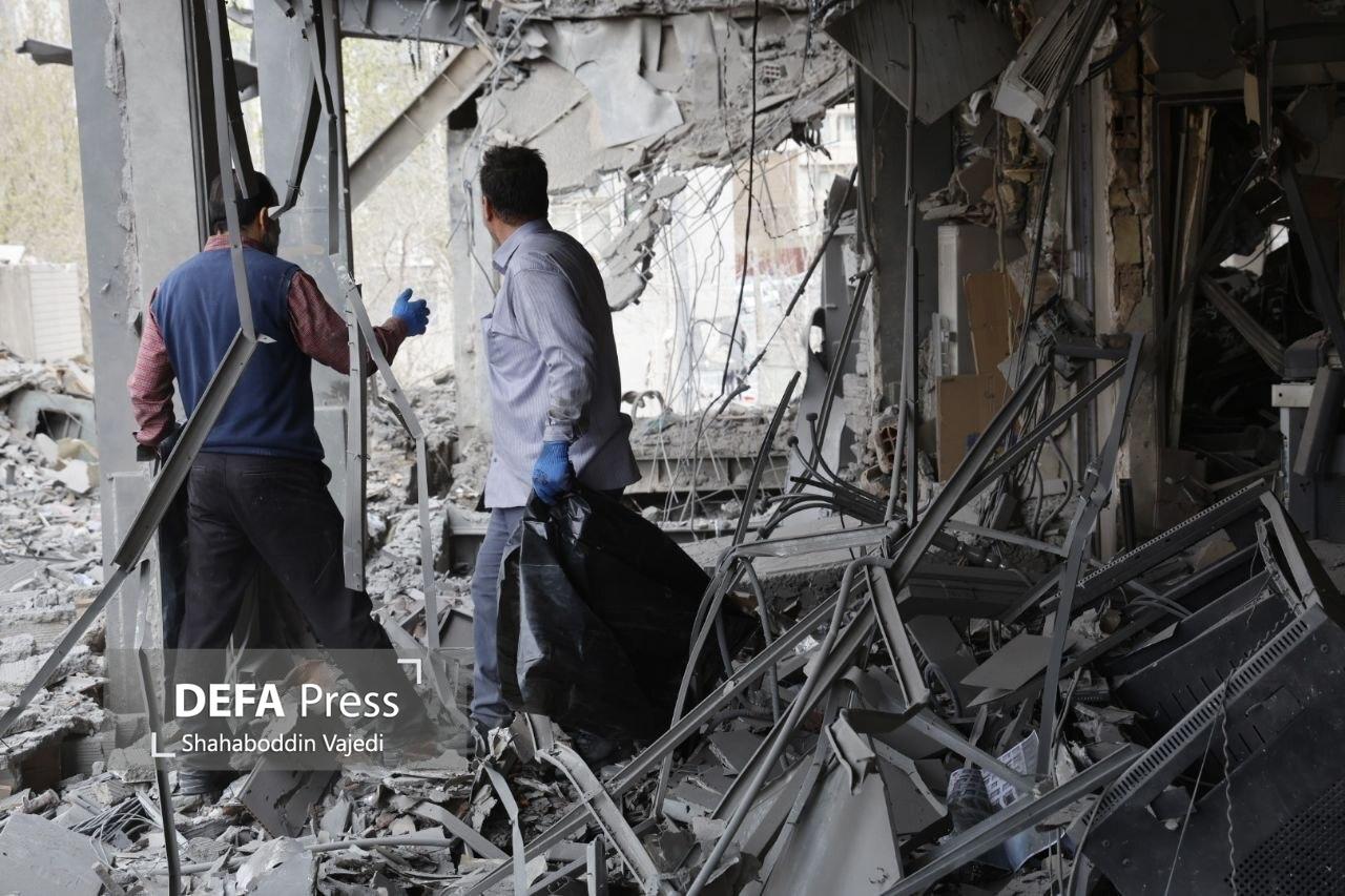 دفتر شبکه العربی قطر در تهران مورد اصابت قرار گرفت 