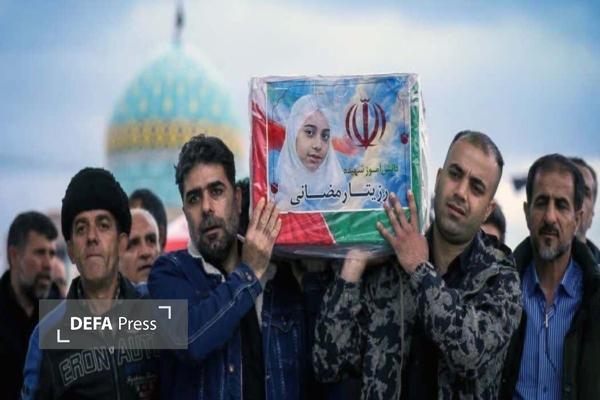 مراسم تشییع شهدای نجف‌آباد در قزوین برگزار شد