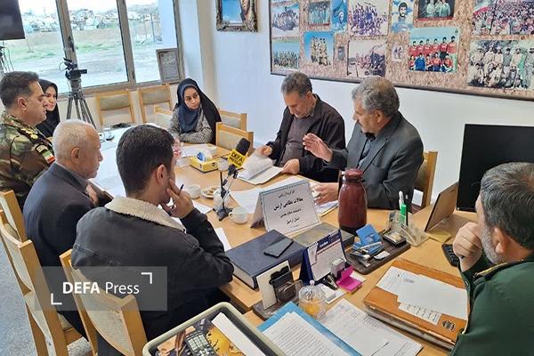 برگزاری کارگروه ارزیابی مقالات ارتش جهت تکمیل دانشنامه دفاع مقدس اردبیل