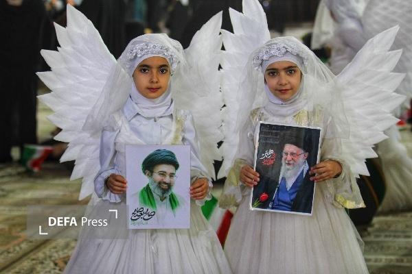 اجتماع دختران جان فدای ایران در یاسوج+تصاویر