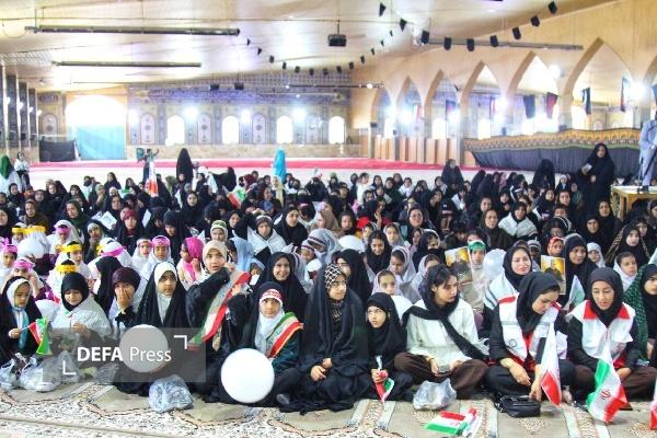 اجتماع دختران جان فدای ایران در یاسوج+تصاویر