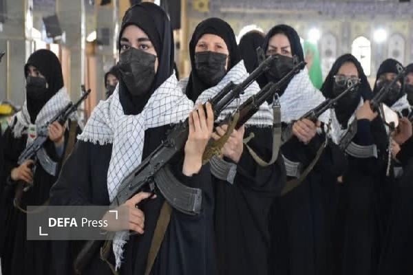 اجتماع دختران جان فدای ایران در یاسوج+تصاویر