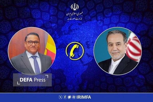 گفت‌وگوی وزیران امور خارجه ایران و سریلانکا